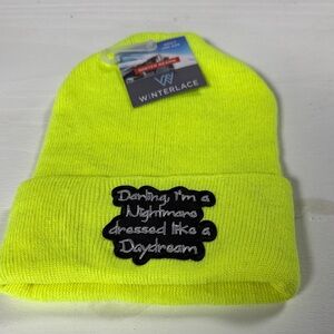Neon Yellow Men's Beanie